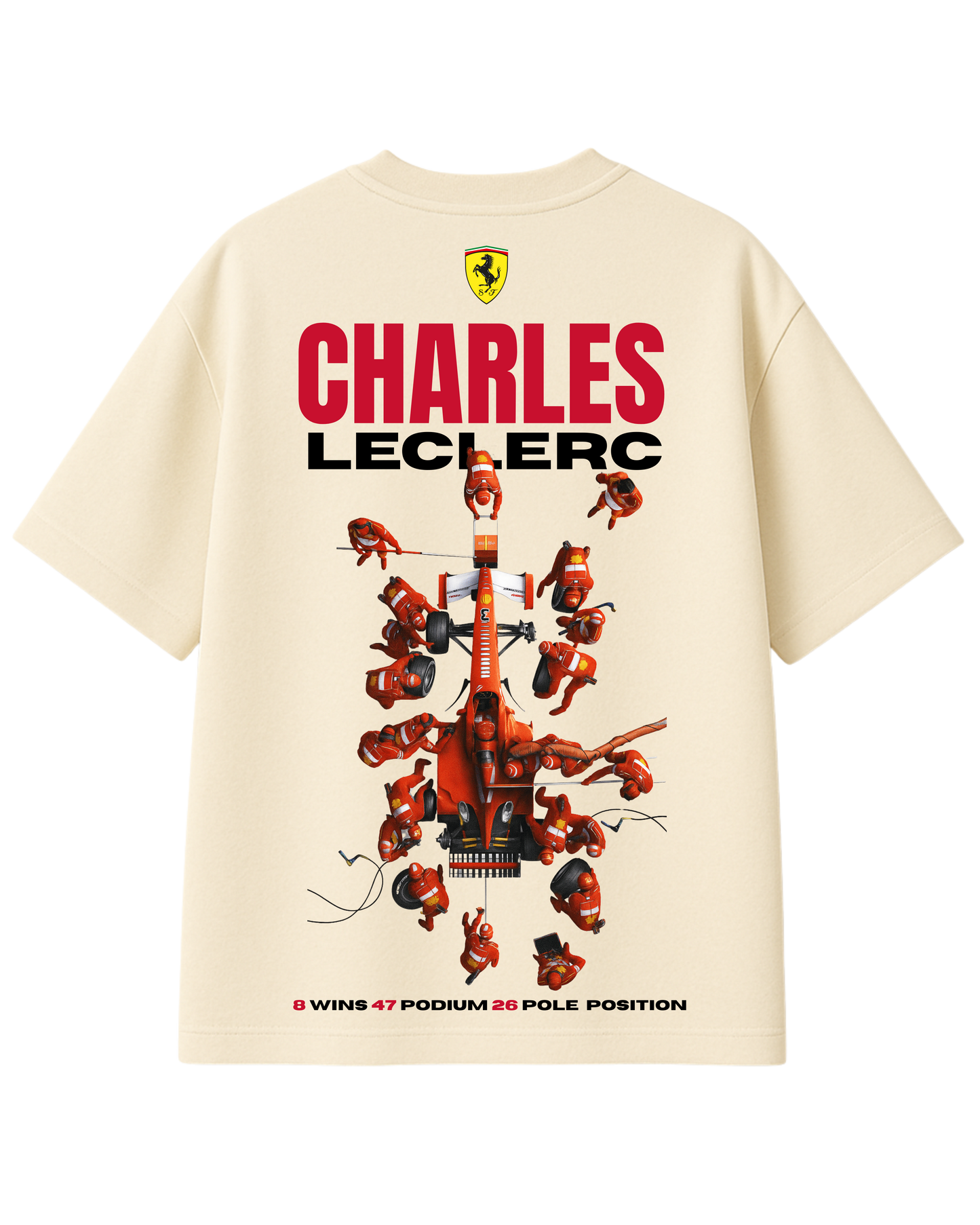 Charles Leclerc : Oversize Tshirt