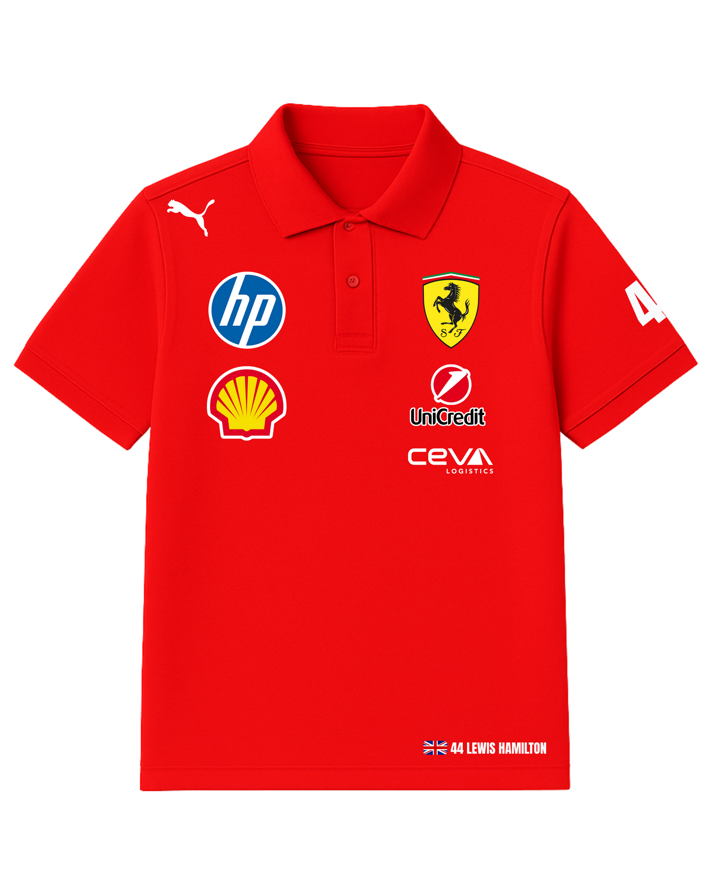 Hamilton x Ferrari 2025 Polo