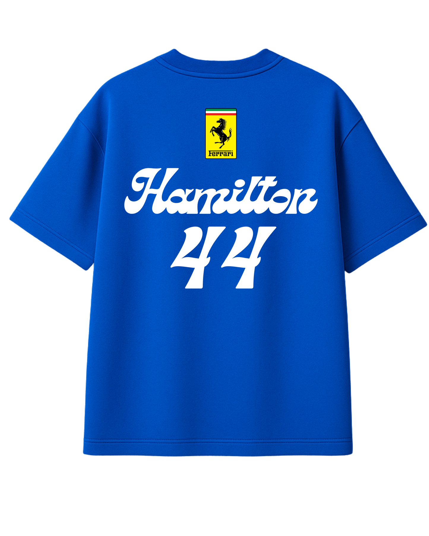 Ferrari x Hamilton – Monza Blue Oversize Tee