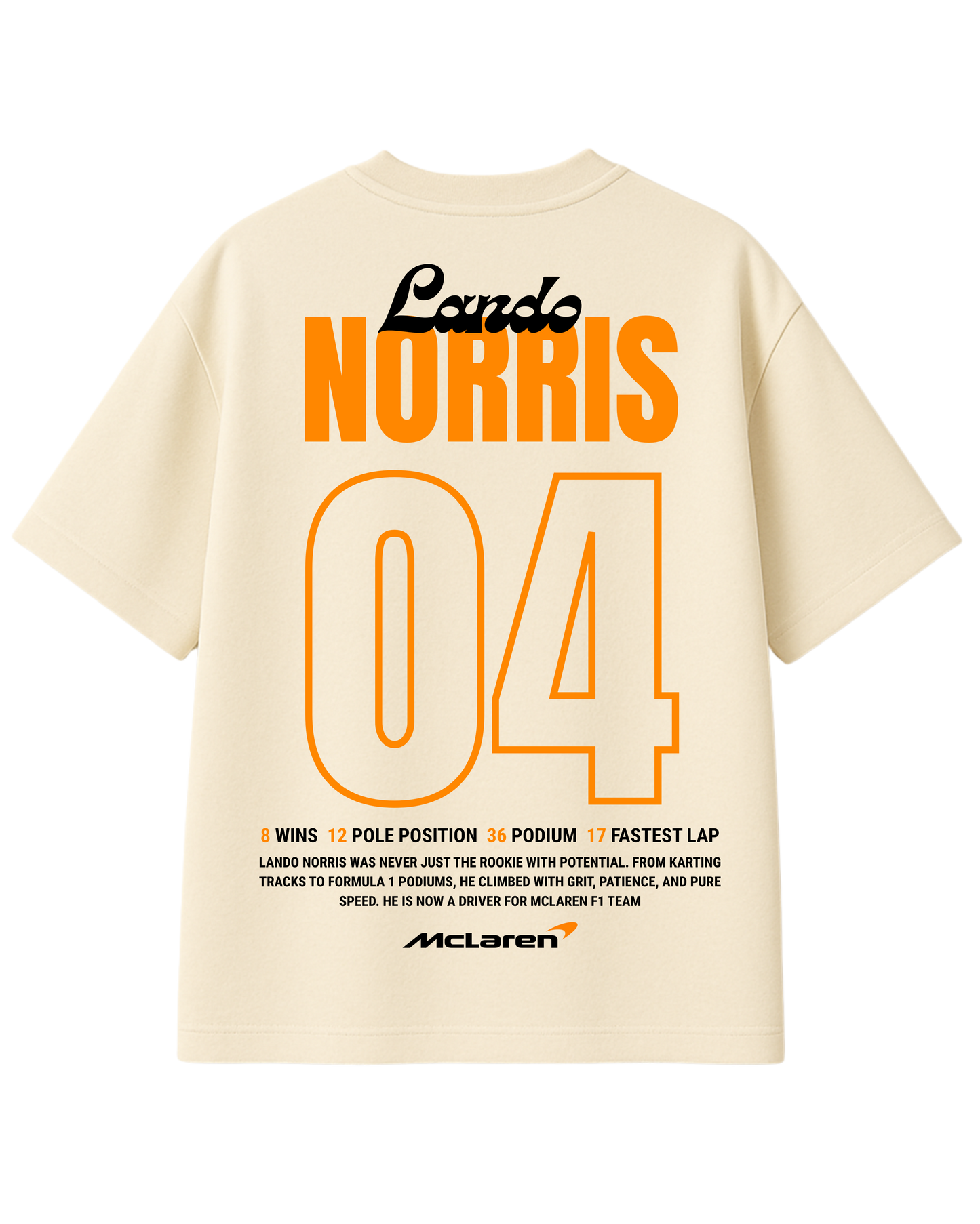 Lando Norris : Oversize Tshirt
