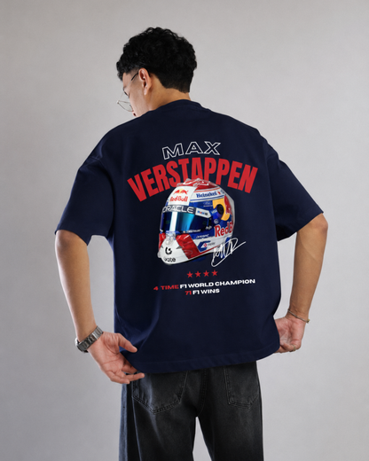 Max Verstappen Oversized T-Shirt – Helmet Edition