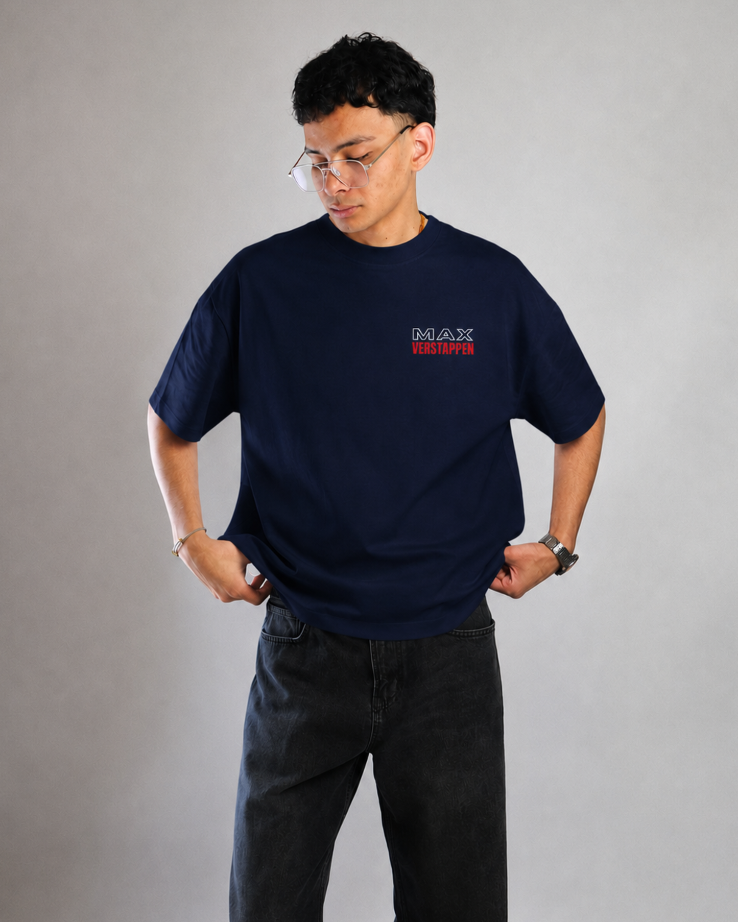 Max Verstappen Oversized T-Shirt – Helmet Edition