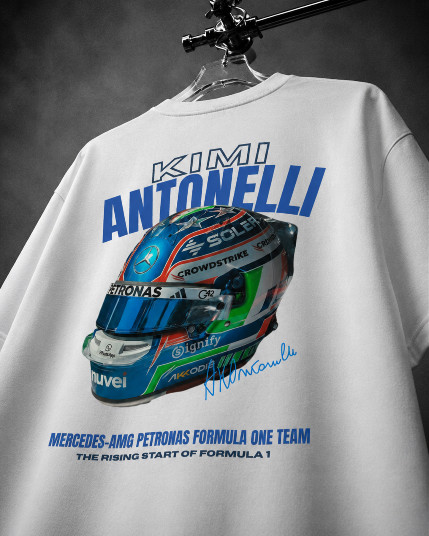 Kimi Antonelli Oversized T-Shirt – Helmet Edition