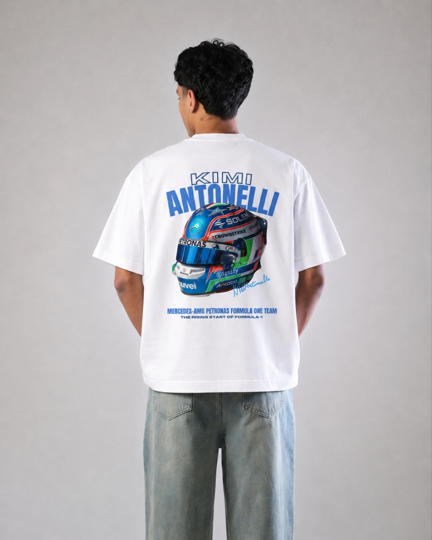 Kimi Antonelli Oversized T-Shirt – Helmet Edition