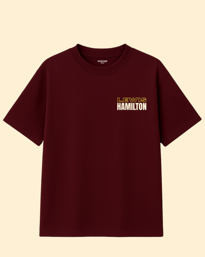 Lewis Hamilton Oversized T-Shirt – Helmet Edition