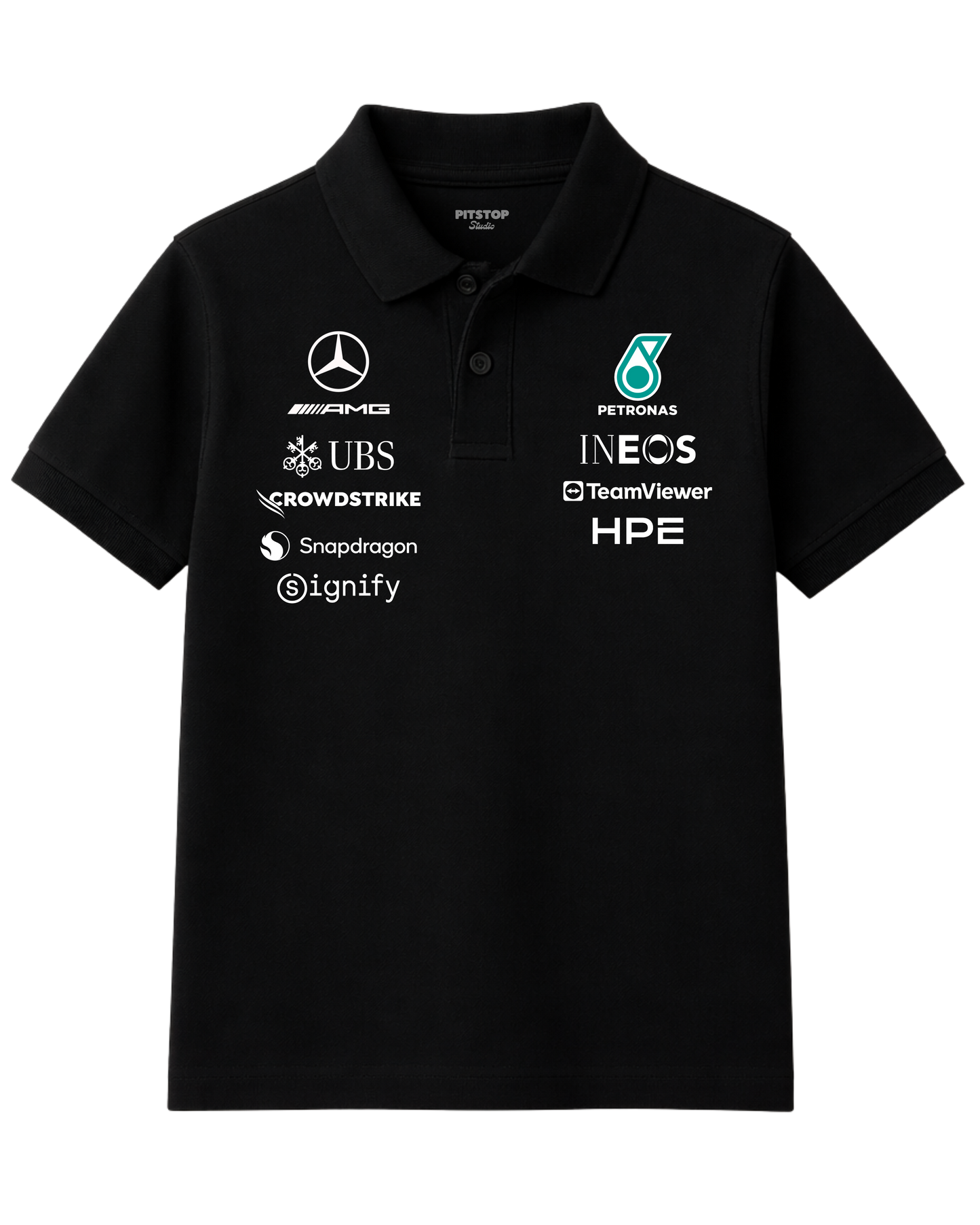 Mercedes F1 Team Polo - Black