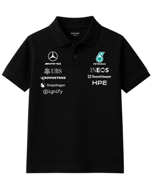 Mercedes AMG Petronas F1 Team Polo – Black