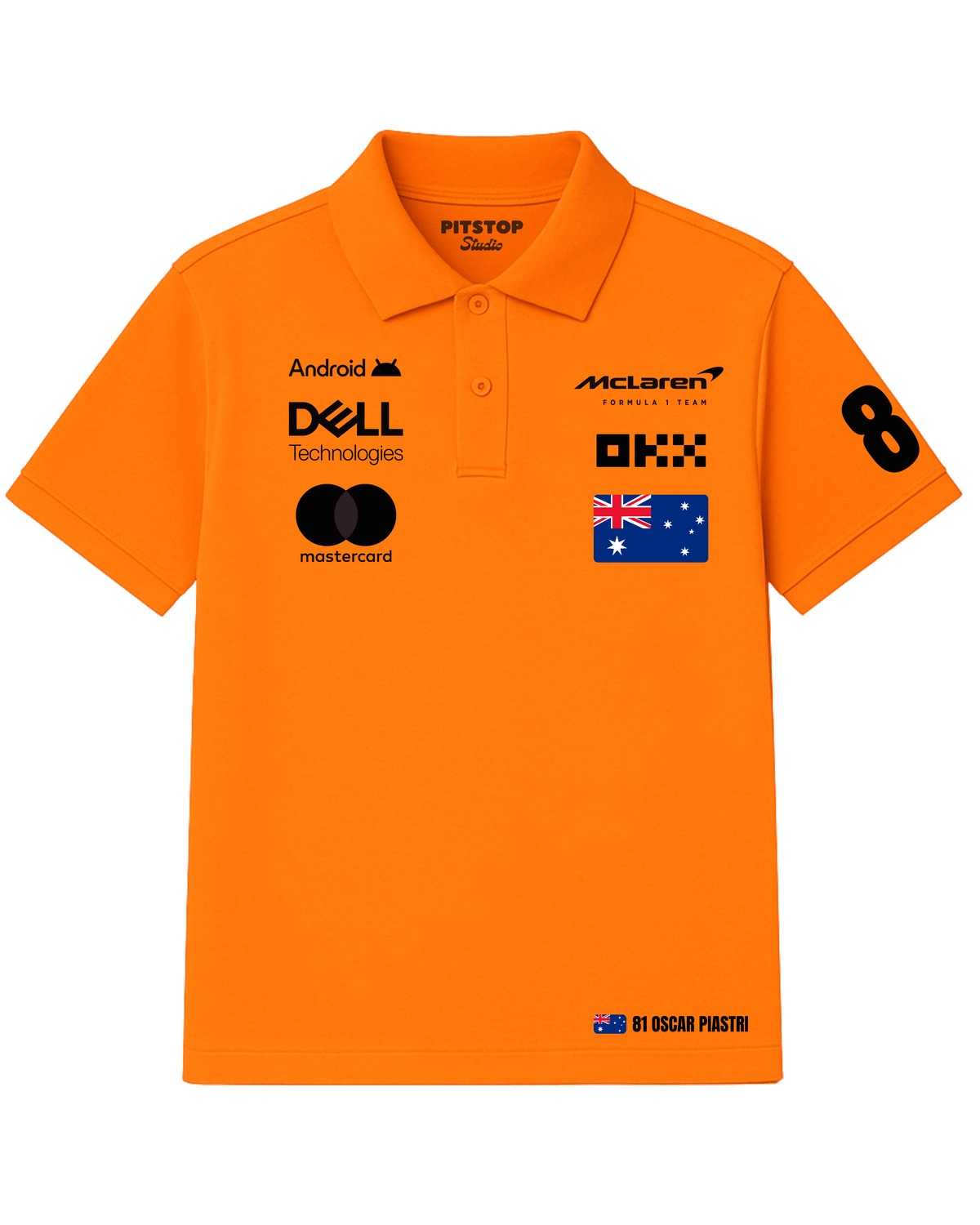 Oscar Piastri McLaren F1 Polo Shirt