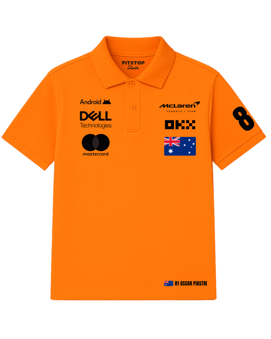 Oscar Piastri McLaren F1 Polo Shirt