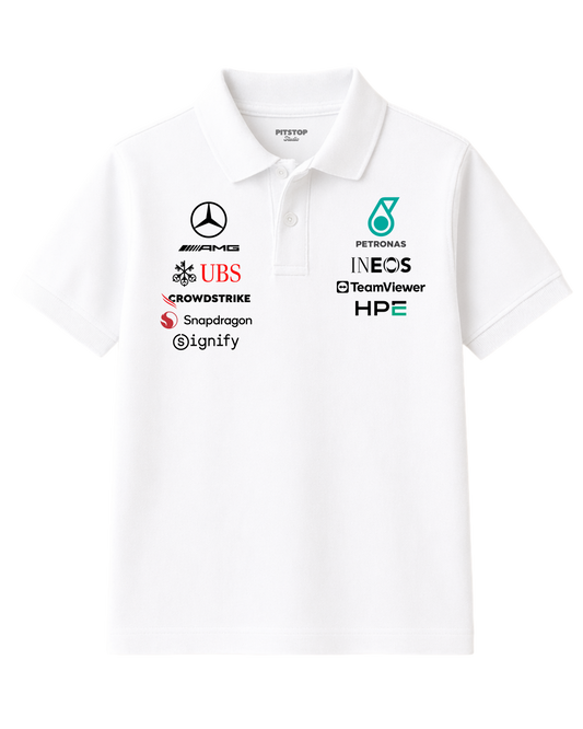 Mercedes F1 Team Polo - White