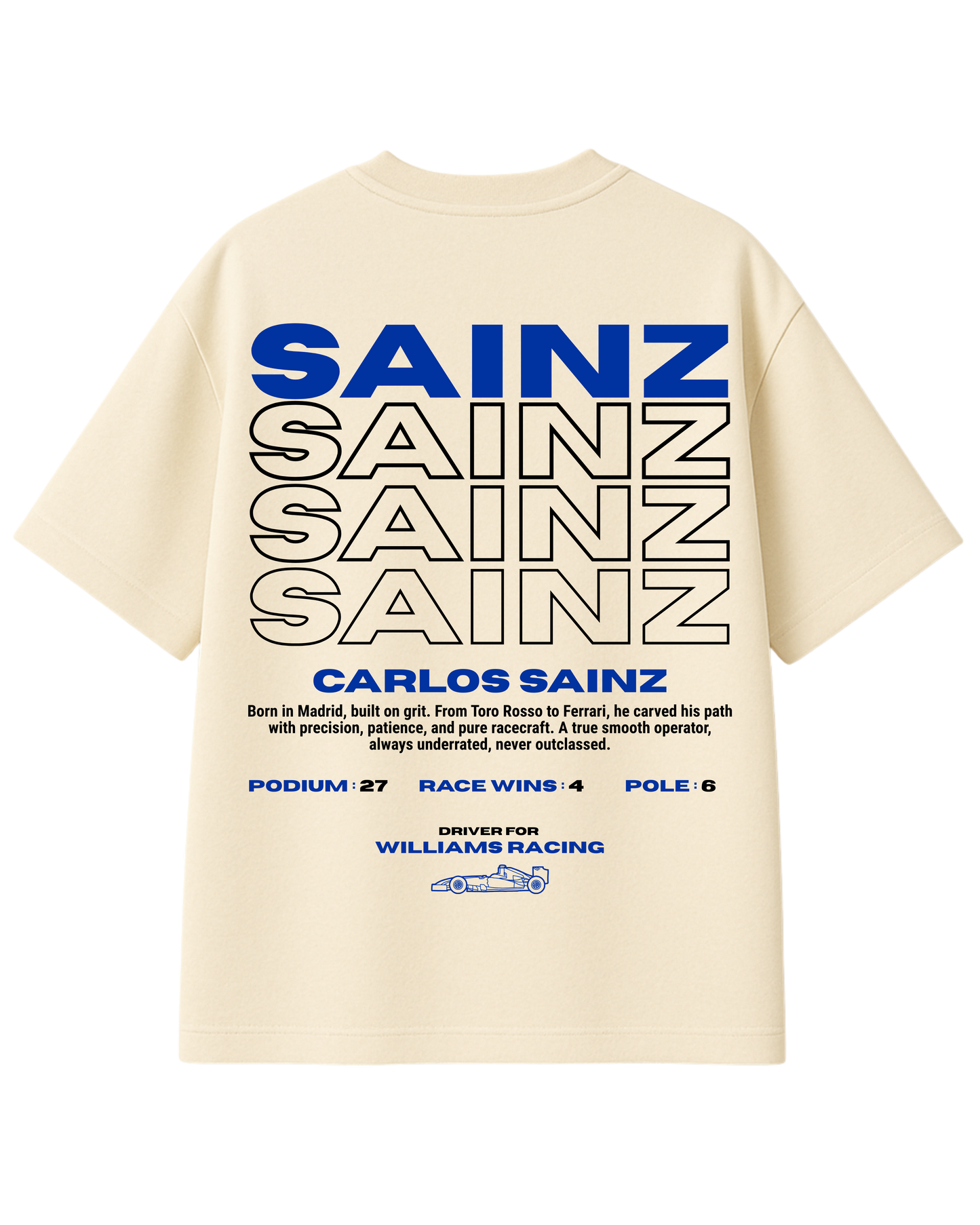 Carlos Sainz : Oversize Tshirt