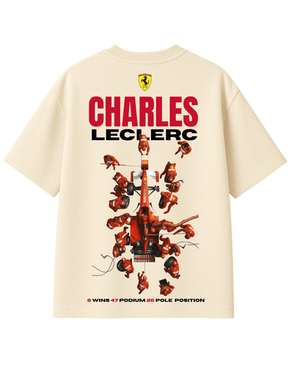 Charles Leclerc Ferrari F1 Oversized T-Shirt