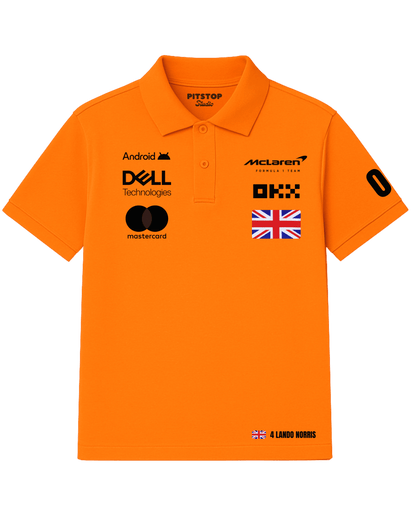 Lando Norris McLaren F1 Polo Shirt