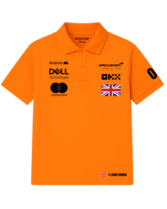 Lando Norris McLaren F1 Polo Shirt