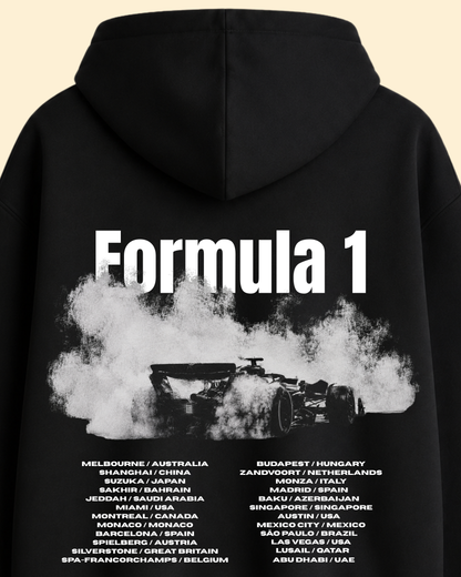 Formula 1 Race Calendar Hoodie