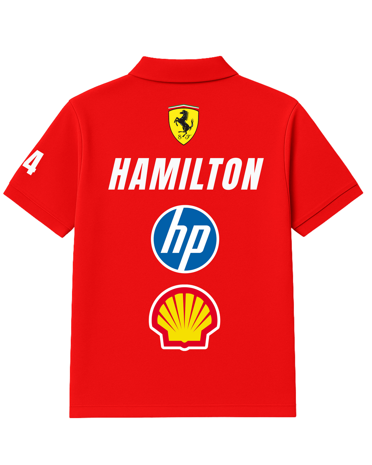 Lewis Hamilton Ferrari F1 Polo Shirt