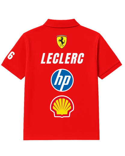 Leclerc x Ferrari 2025 Polo