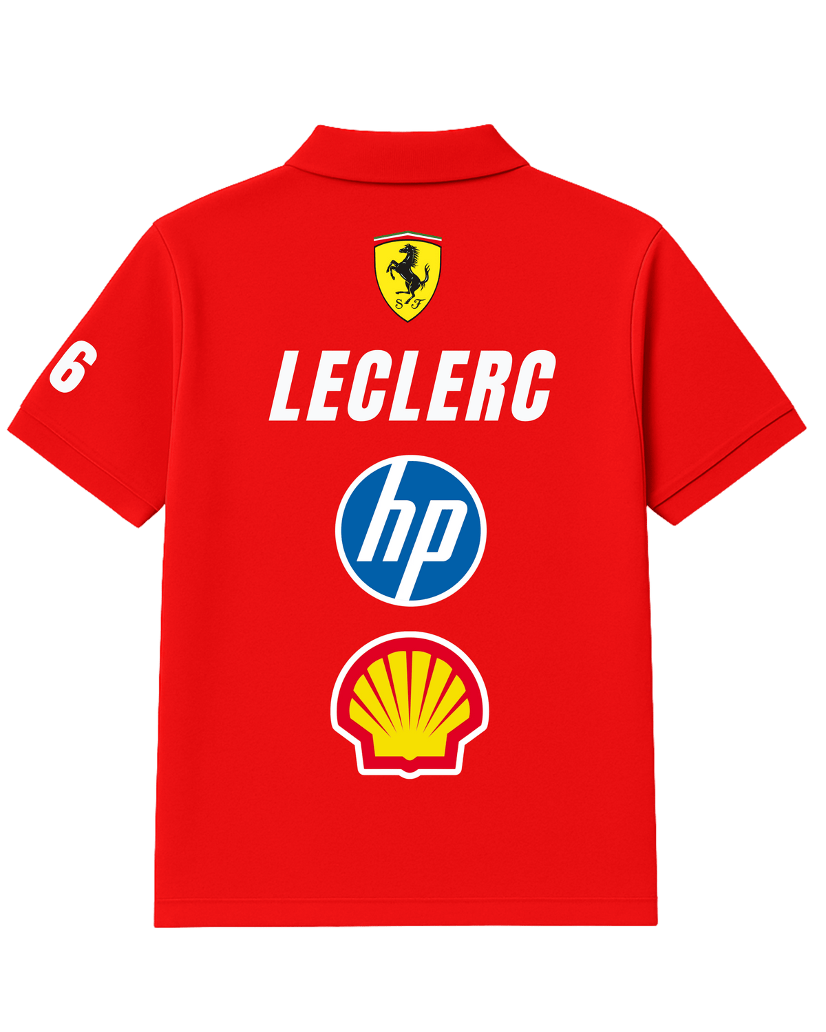 Charles Leclerc Ferrari F1 Polo Shirt