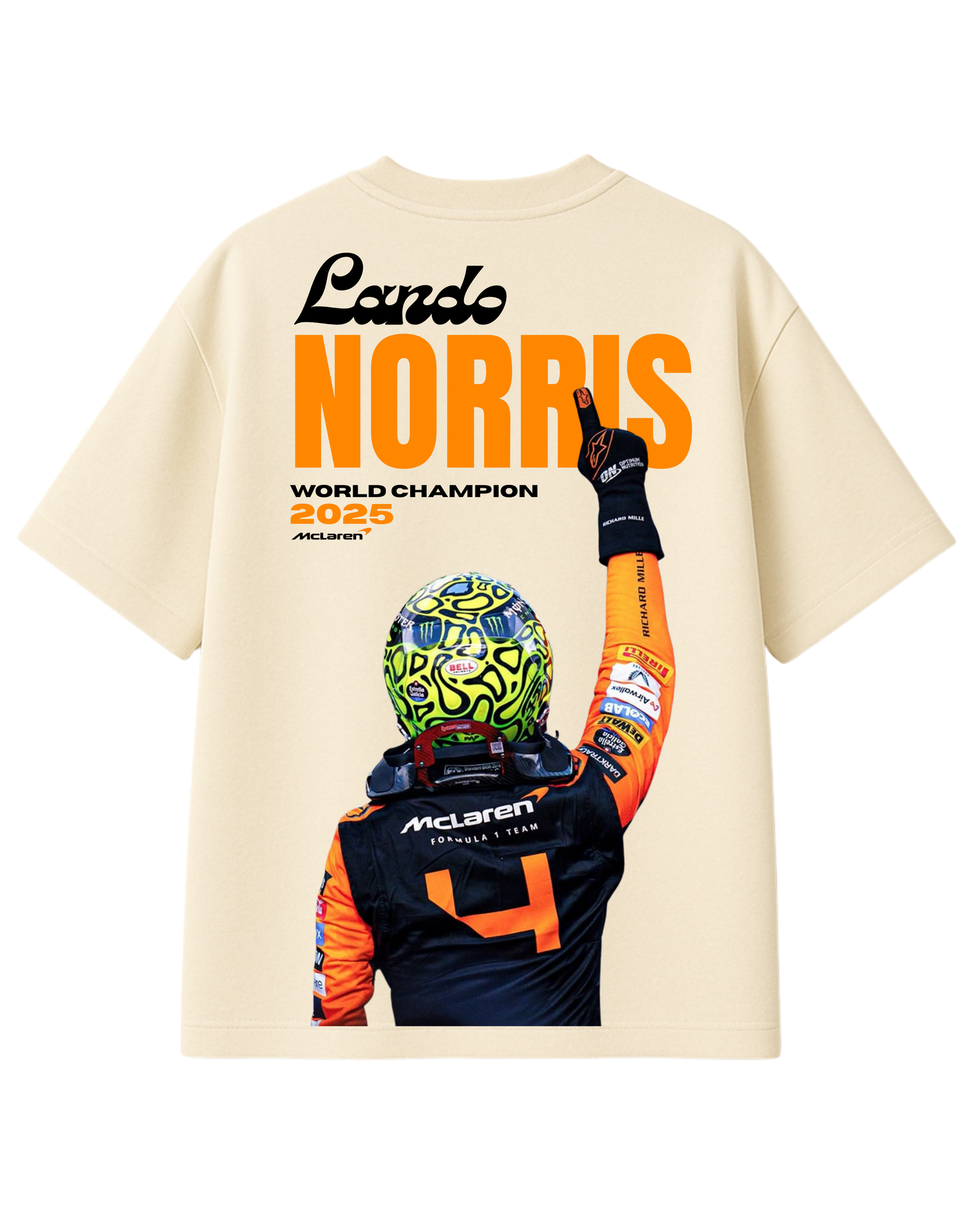 Lando Norris x 2025 Champion - Oversize Tshirt