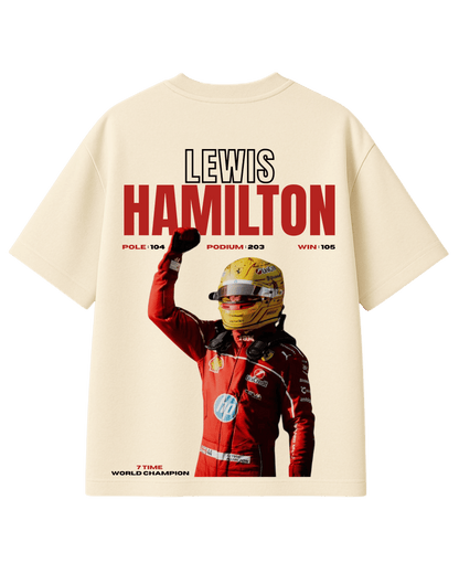 Lewis Hamilton Ferrari F1 Oversized T-Shirt