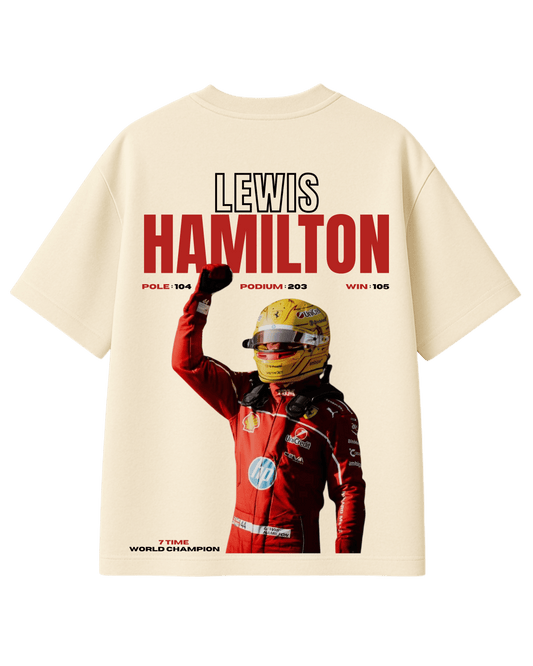 Lewis Hamilton Ferrari F1 Oversized T-Shirt