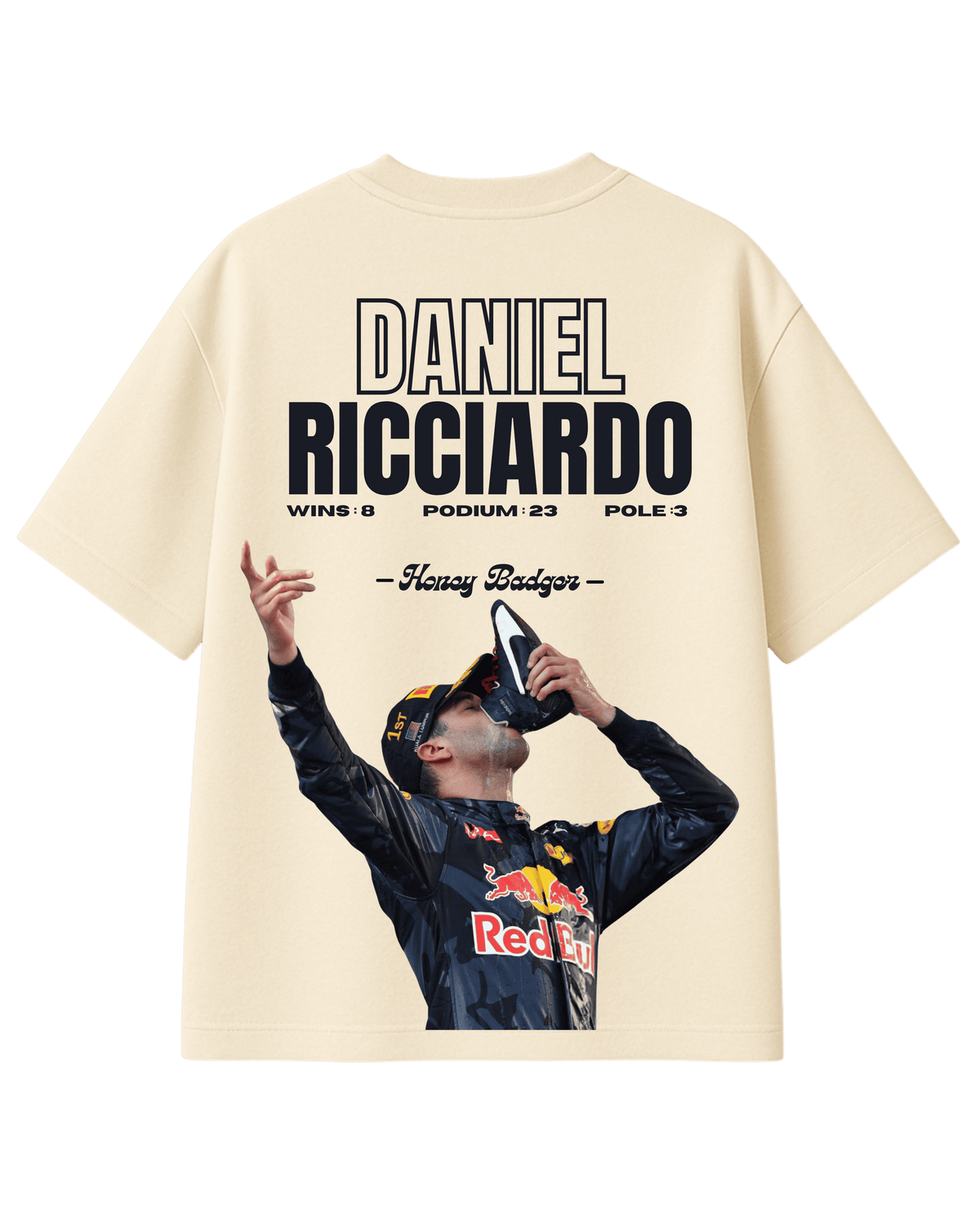 Daniel Ricciardo F1 Tribute Oversized T-Shirt