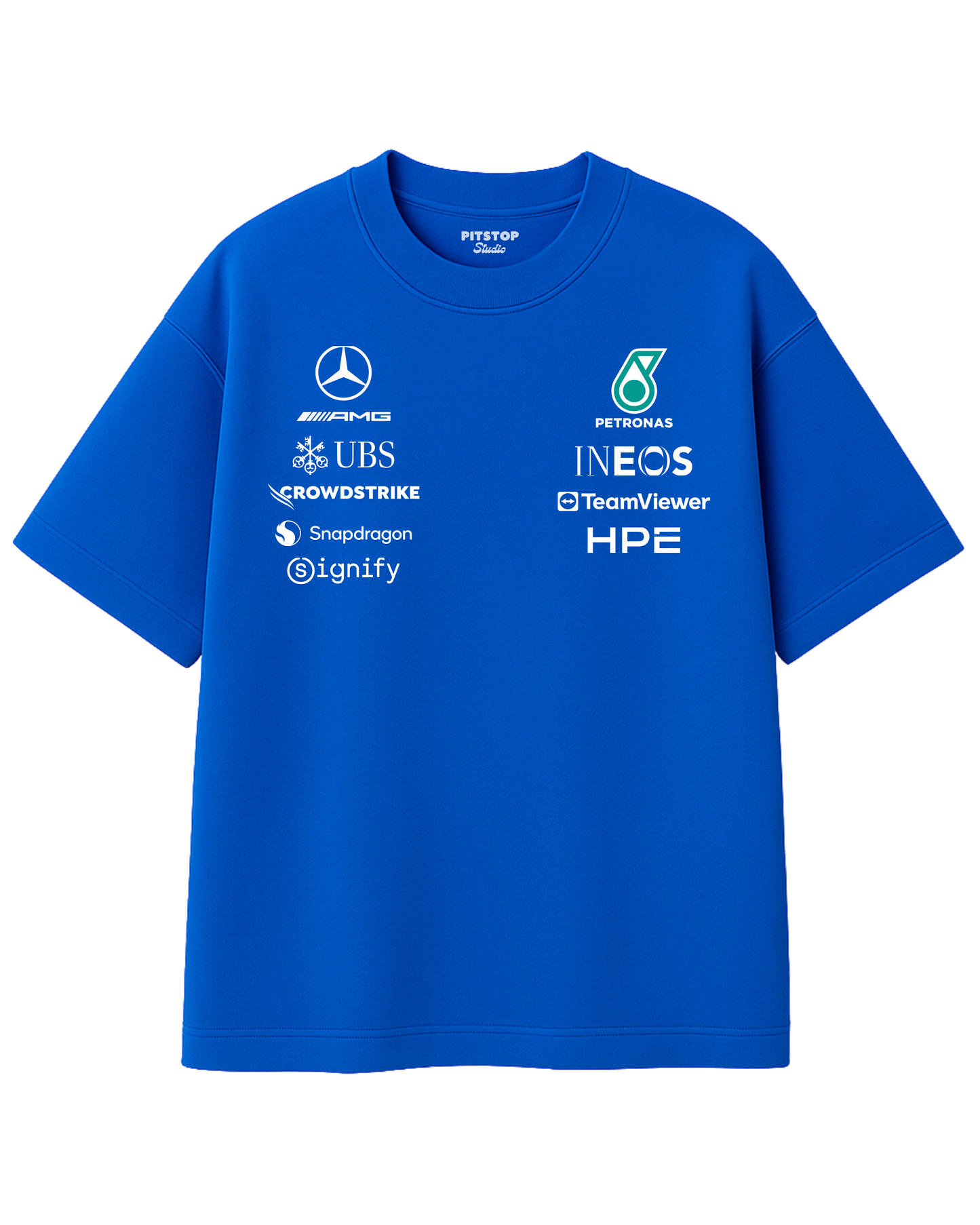 Mercedes-AMG Blue Wonder Tshirt - Oversize