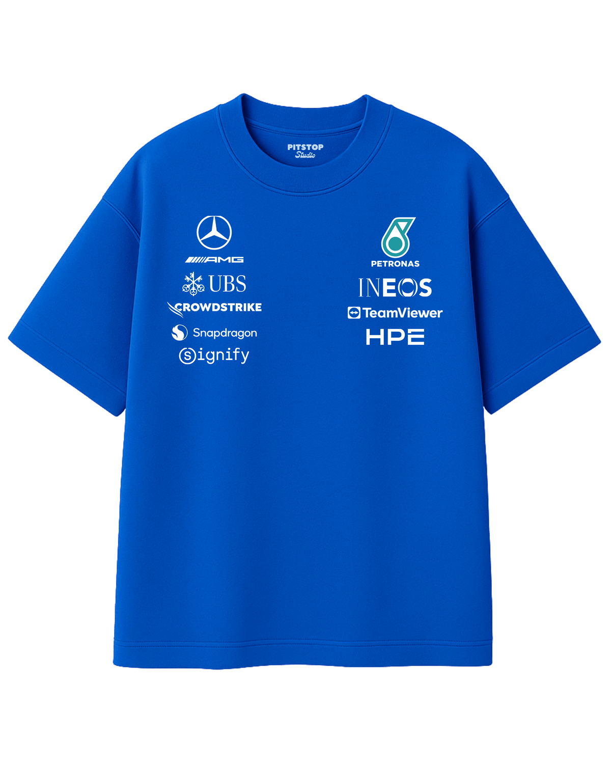 Mercedes-AMG Blue Wonder Tshirt - Oversized