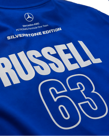 George Russell Oversize Tshirt - Blue Wonder